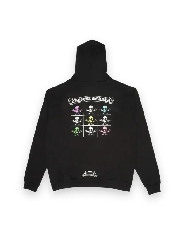 Chrome Hearts Foti Tic Tac Toe zip-up hoodie 2