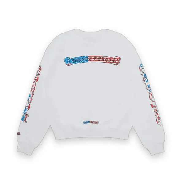 Chrome Hearts Matty Boy America Crewneck White 2