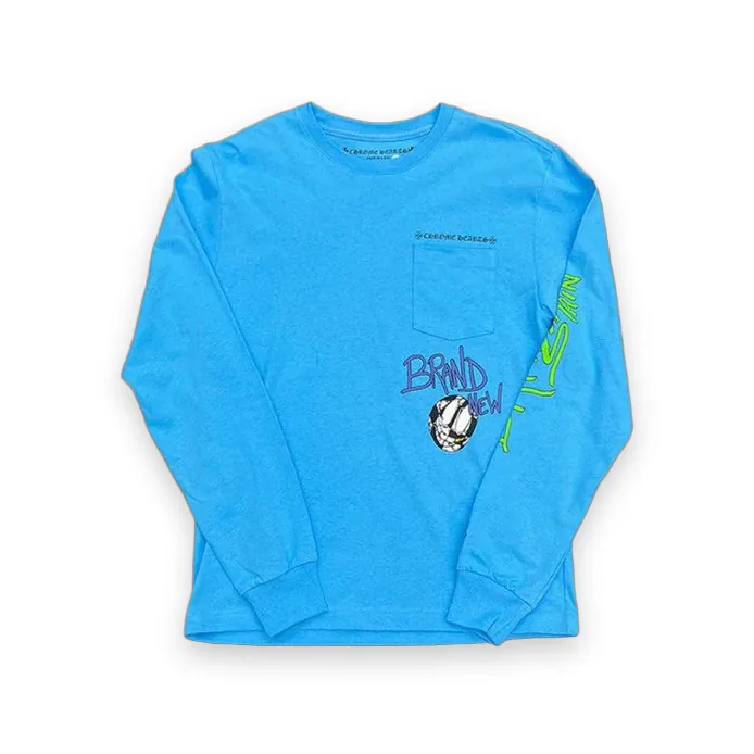 Chrome Hearts Matty Boy Brain New L/S T-Shirt Blue Chrome Hearts Matty Boy Brain New L/S T-Shirt Blue 1
