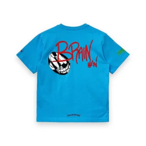 Chrome Hearts Matty Boy Brain New T-Shirt Blue 2
