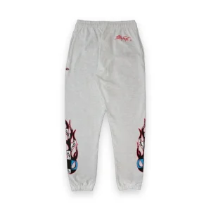Chrome Hearts Matty Boy Brain Sweatpants Heather Grey 2
