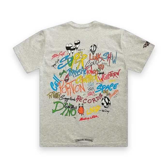 Chrome Hearts Matty Boy Brain T-Shirt Heather Grey Chrome Hearts Matty Boy Brain T-Shirt Heather Grey 1
