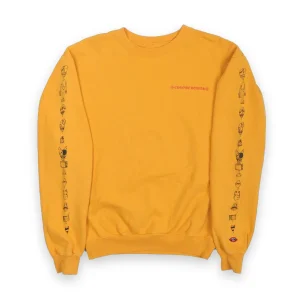 Chrome Hearts Matty Boy Call Me Crewneck Yellow 2