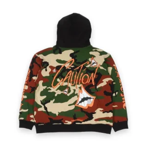Chrome Hearts Matty Boy Caution Hoodie Camo 1