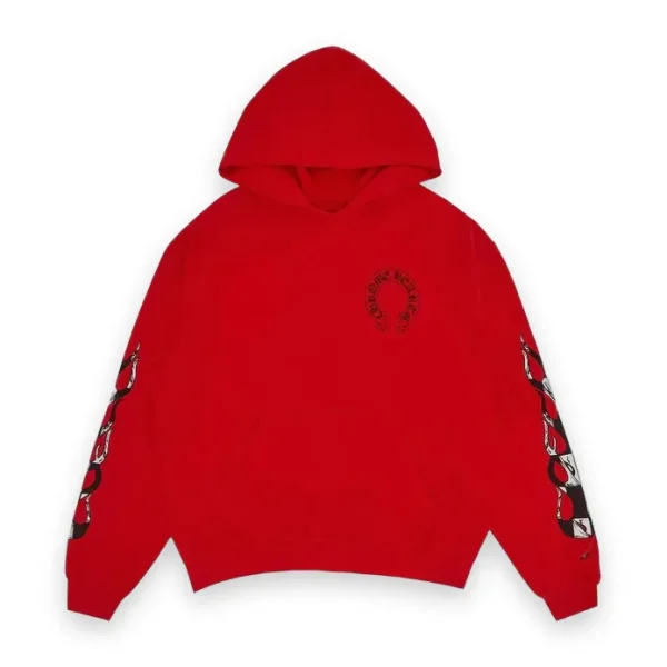 Chrome Hearts Matty Boy Chomper Hoodie Red 2