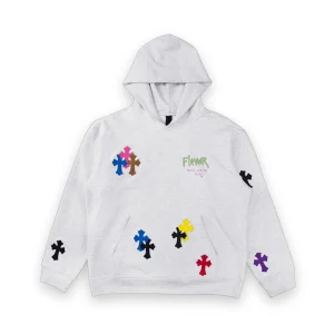 CHROME HEARTS MATTY BOY CROSS PATCH HOODIE 1