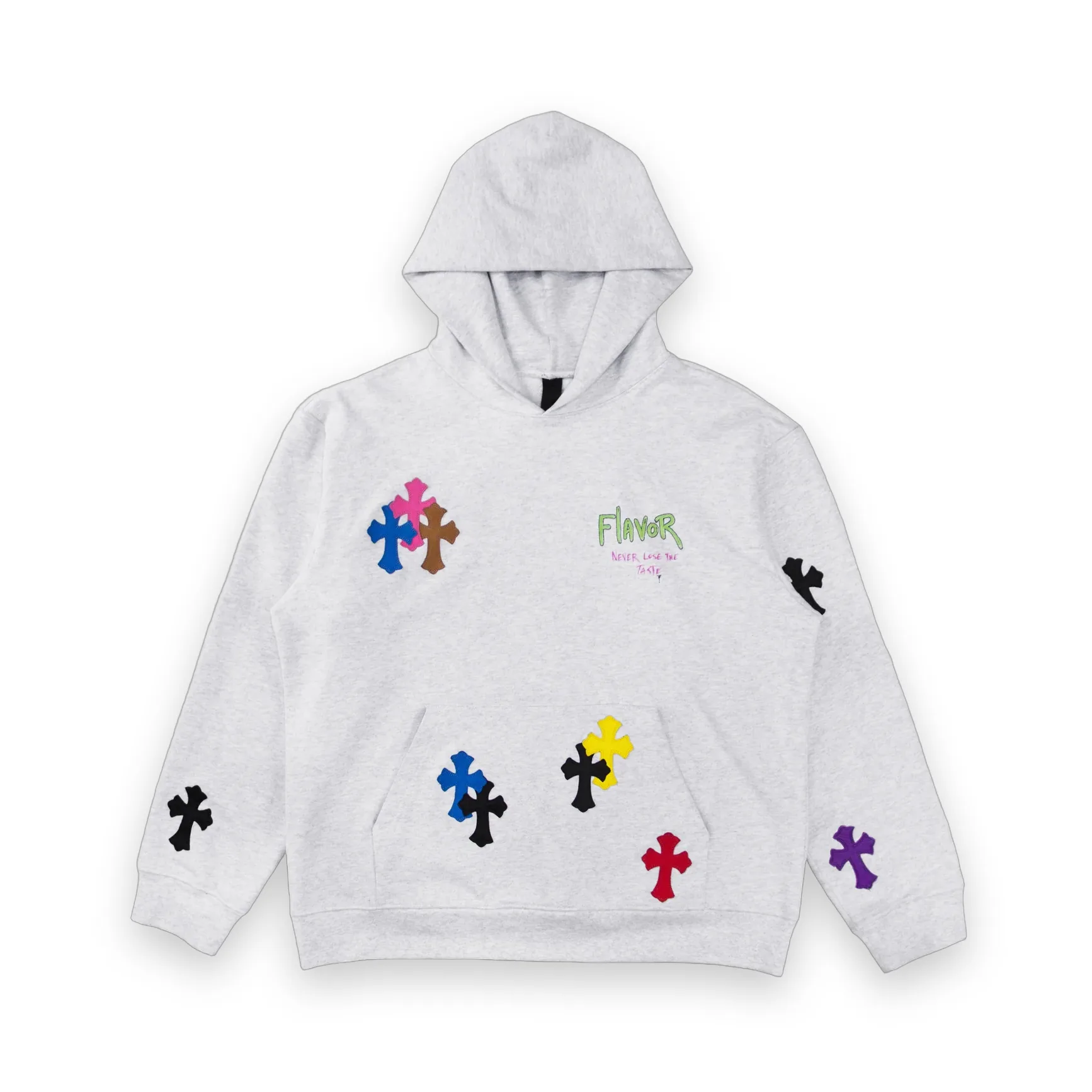 CHROME HEARTS MATTY BOY CROSS PATCH HOODIE CHROME HEARTS MATTY BOY CROSS PATCH HOODIE 1