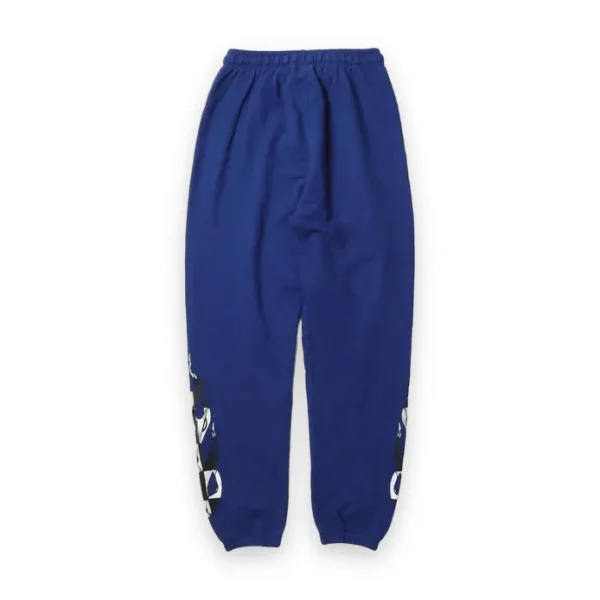 Chrome Hearts Matty Boy Flame Sweatpants Blue 2
