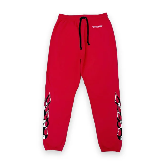 Chrome Hearts Matty Boy Flame Sweatpants Red Chrome Hearts Matty Boy Flame Sweatpants Red 1
