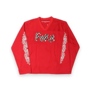 Chrome Hearts Matty Boy FORM Team Mesh Stadium L/S Jersey Red 1