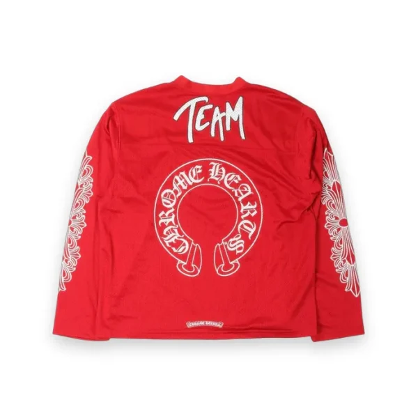 Chrome Hearts Matty Boy FORM Team Mesh Stadium L/S Jersey Red 2
