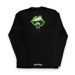 Chrome Hearts Matty Boy Green Chomper L/S T-Shirt Black 1