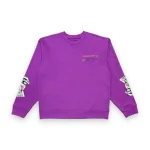 Chrome Hearts Matty Boy I Want More Not Less Crewneck Purple 1