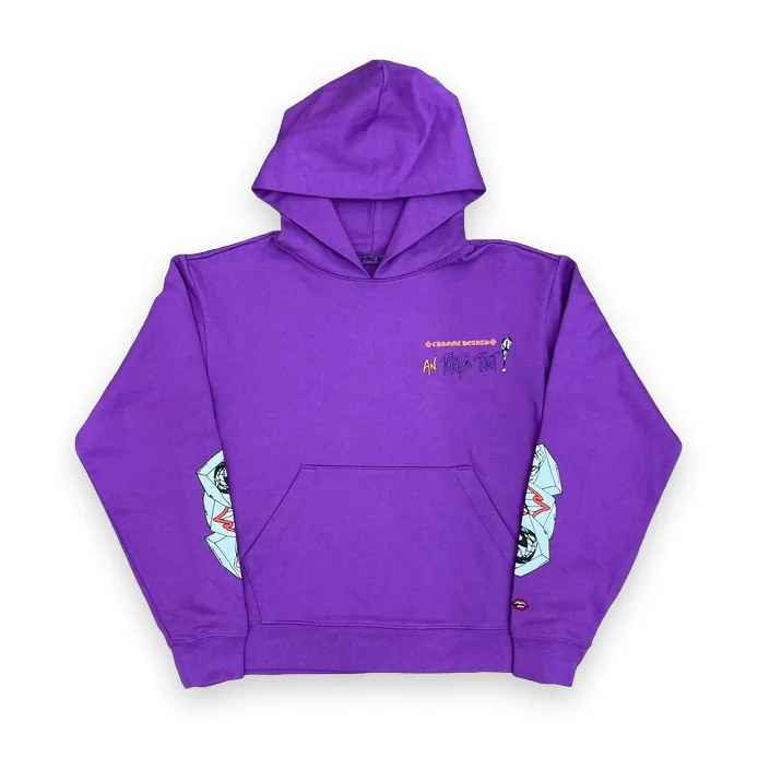 Chrome Hearts Matty Boy I Want More Not Less Hoodie Purple Chrome Hearts Matty Boy I Want More Not Less Hoodie Purple 1