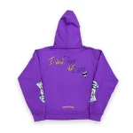 Chrome Hearts Matty Boy I Want More Not Less Hoodie Purple 2