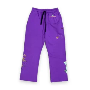 Chrome Hearts Matty Boy I Want More Not Less Sweatpants Purple 1