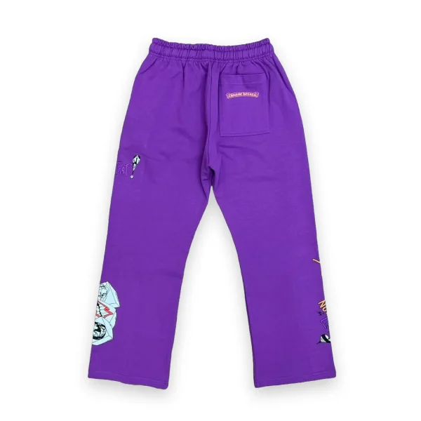 Chrome Hearts Matty Boy I Want More Not Less Sweatpants Purple 2