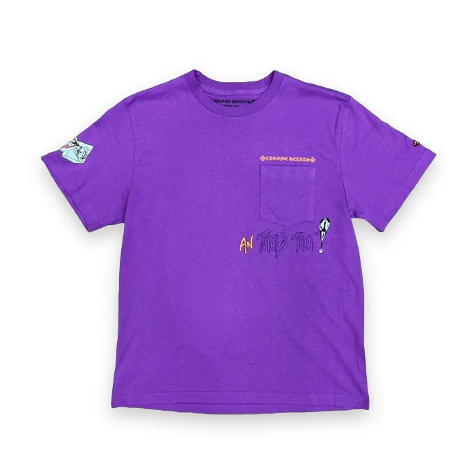 Chrome Hearts Matty Boy I Want More Not Less T-Shirt Purple Chrome Hearts Matty Boy I Want More Not Less T-Shirt Purple 1
