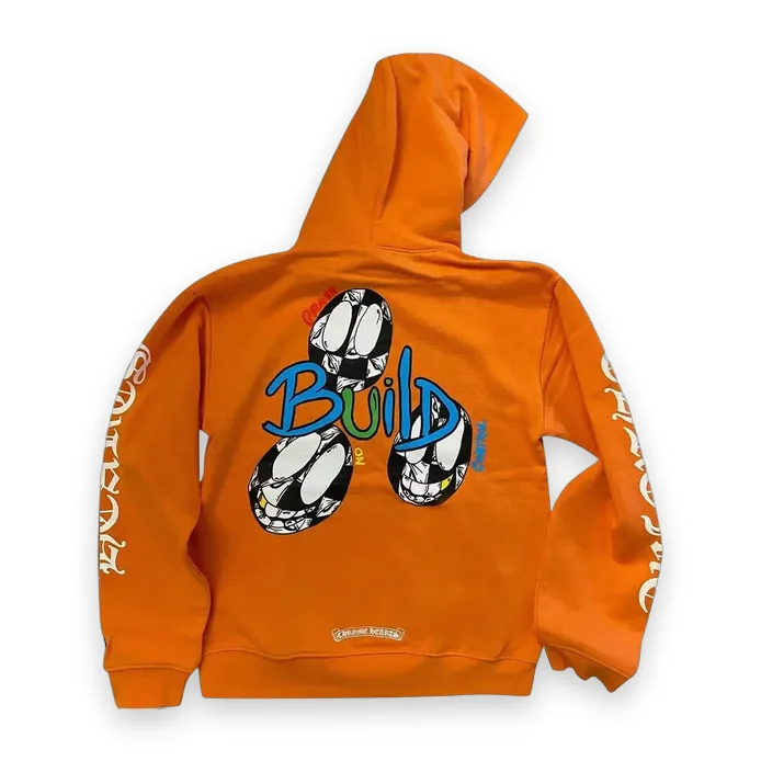 Chrome Hearts Matty Boy Link & Build Hoodie Orange Chrome Hearts Matty Boy Link & Build Hoodie Orange 1