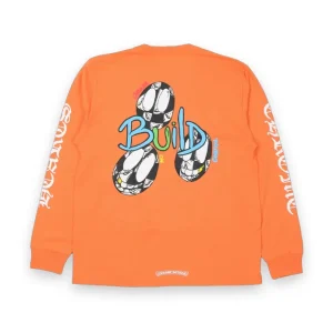 Chrome Hearts Matty Boy Link & Build L/S T-Shirt Orange 1