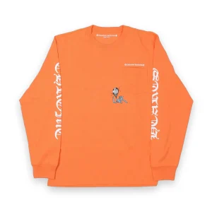 Chrome Hearts Matty Boy Link & Build L/S T-Shirt Orange 2