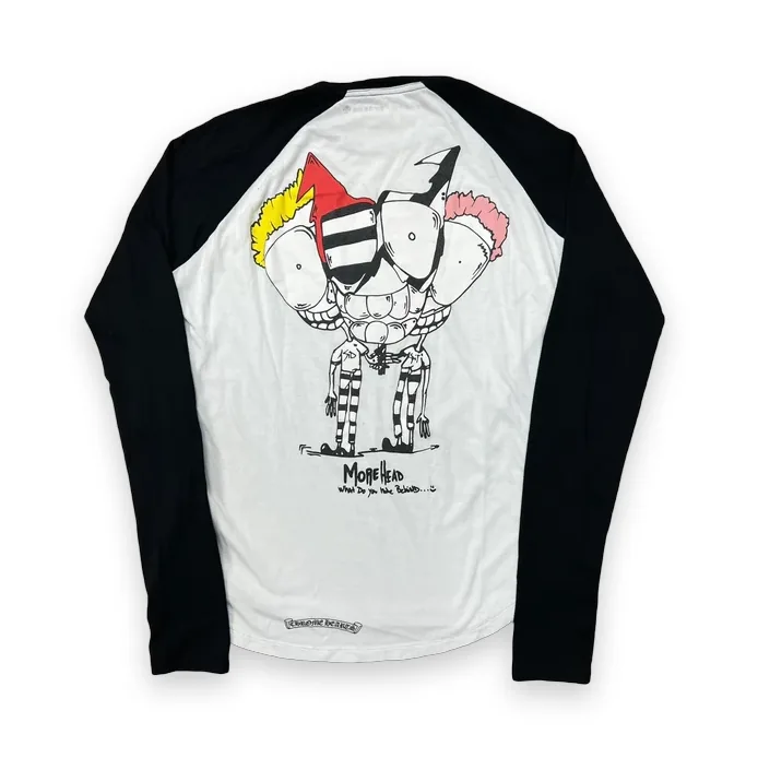 Chrome Hearts Matty Boy More Head L/S T-Shirt White/Black Chrome Hearts Matty Boy More Head L/S T-Shirt White/Black 1