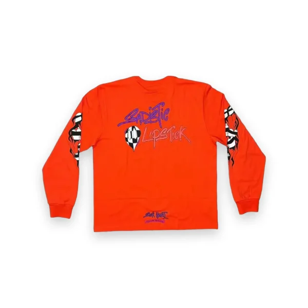Chrome Hearts Matty Boy Sadistic Heart L/S T-Shirt Red 2