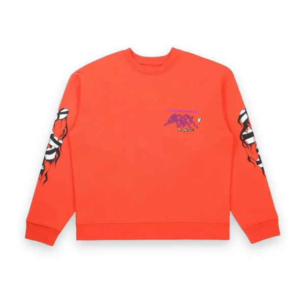 Chrome Hearts Matty Boy Sadistic Lipstick Crewneck Red 2
