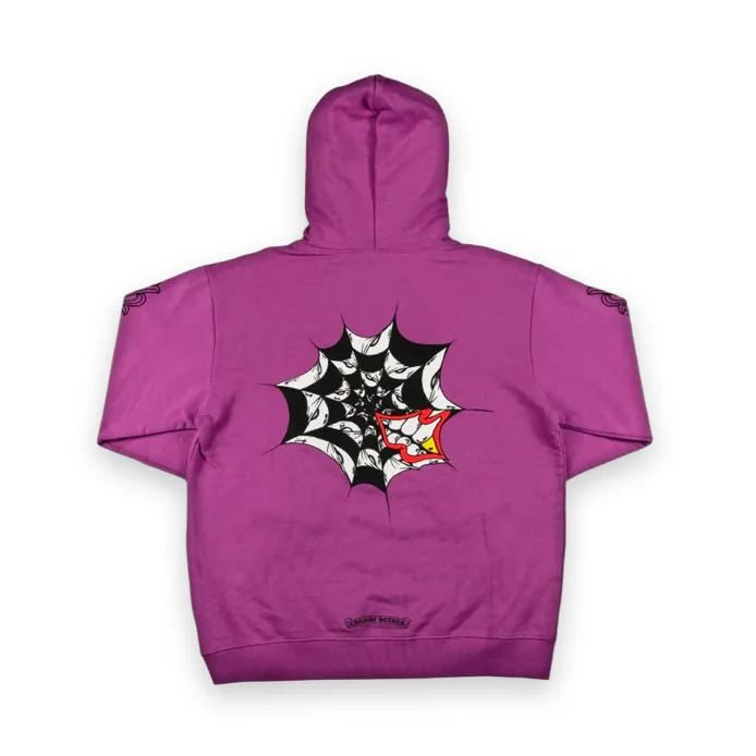 Chrome Hearts Matty Boy Spider Web Hoodie Purple Chrome Hearts Matty Boy Spider Web Hoodie Purple 1