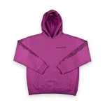 Chrome Hearts Matty Boy Spider Web Hoodie Purple 2