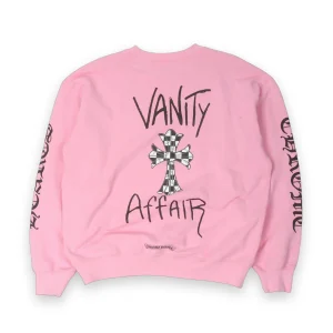 Chrome Hearts Matty Boy Vanity Affair Crewneck Pink 2